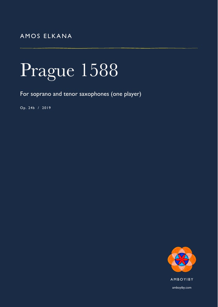 Cover of Prague 1588, Op. 24b