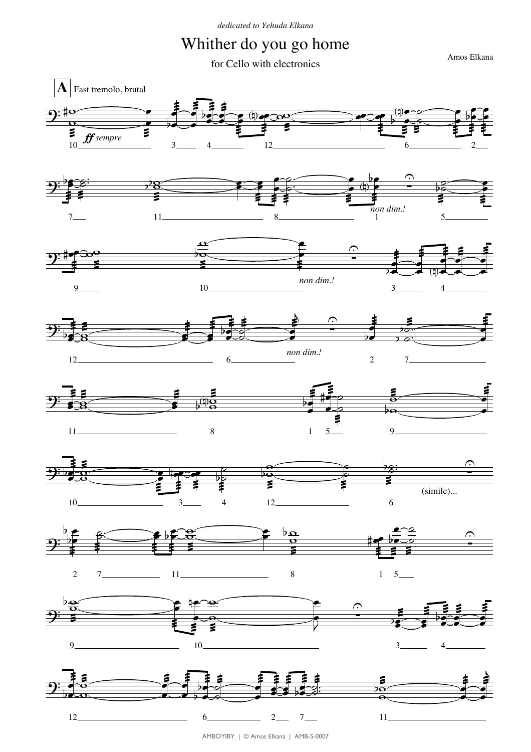 Sample page from Whither do you go home