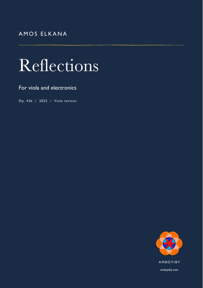 Cover of Reflections, Op. 42b