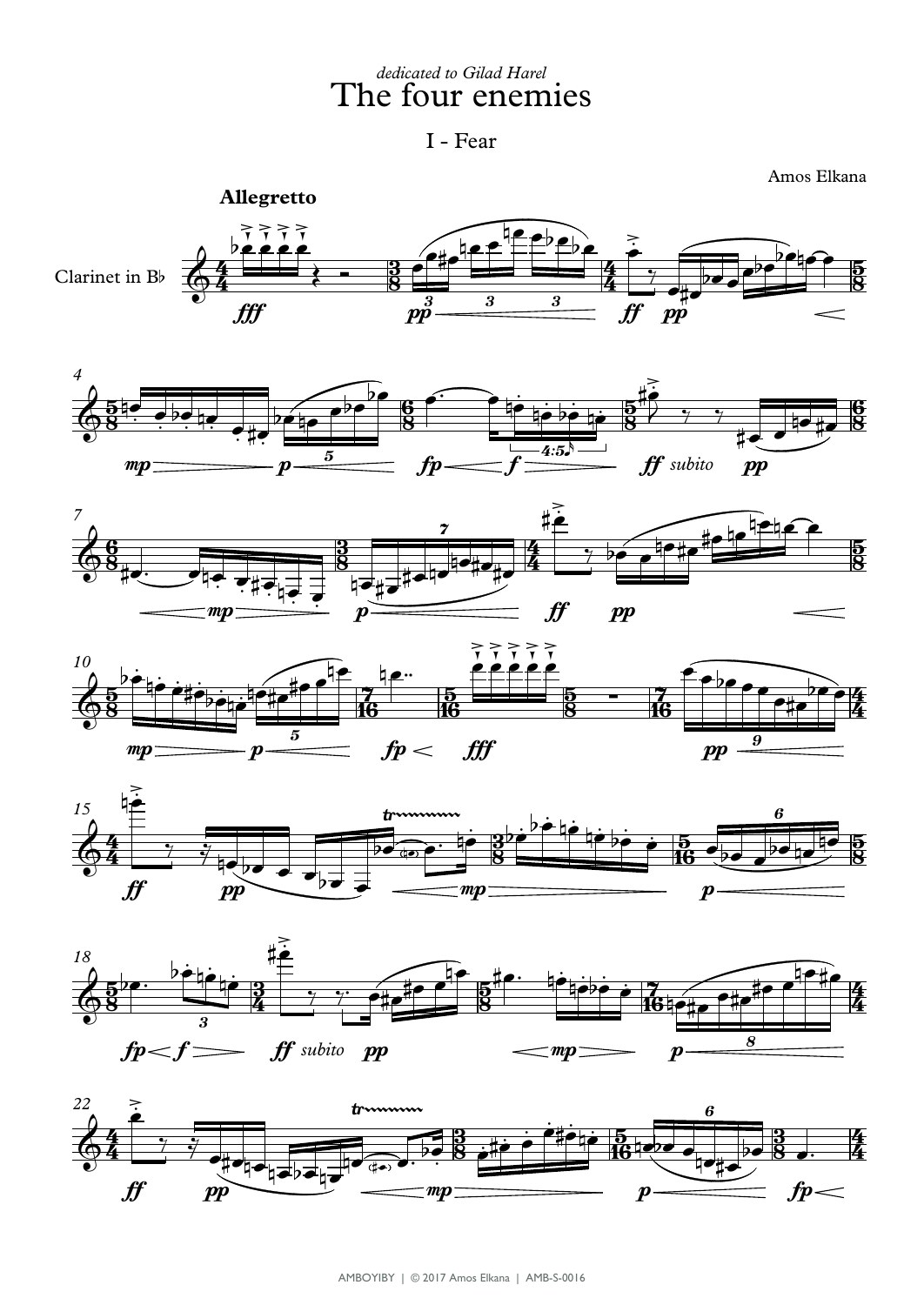 Sample page from The four enemies