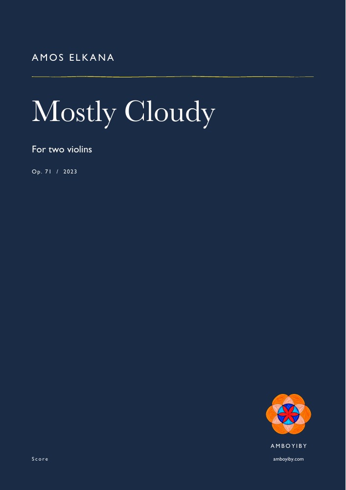 Cover of Mostly Cloudy, Op. 71