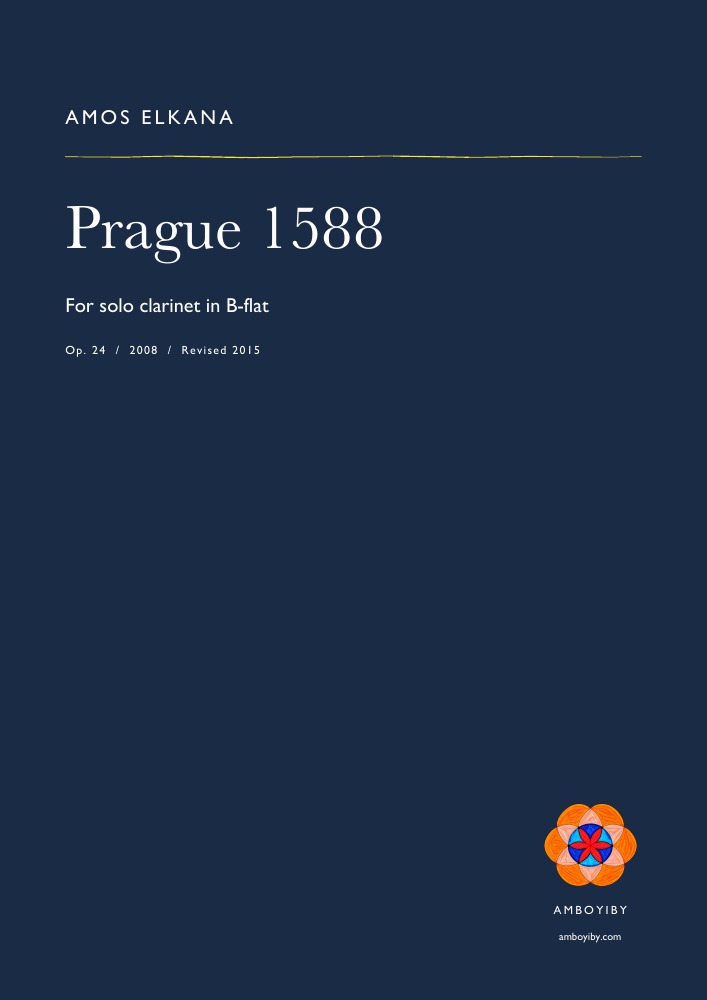 Cover of Prague 1588, Op. 24