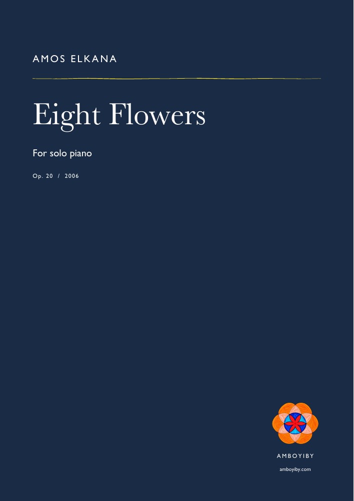 Cover of Eight Flowers, Op. 20