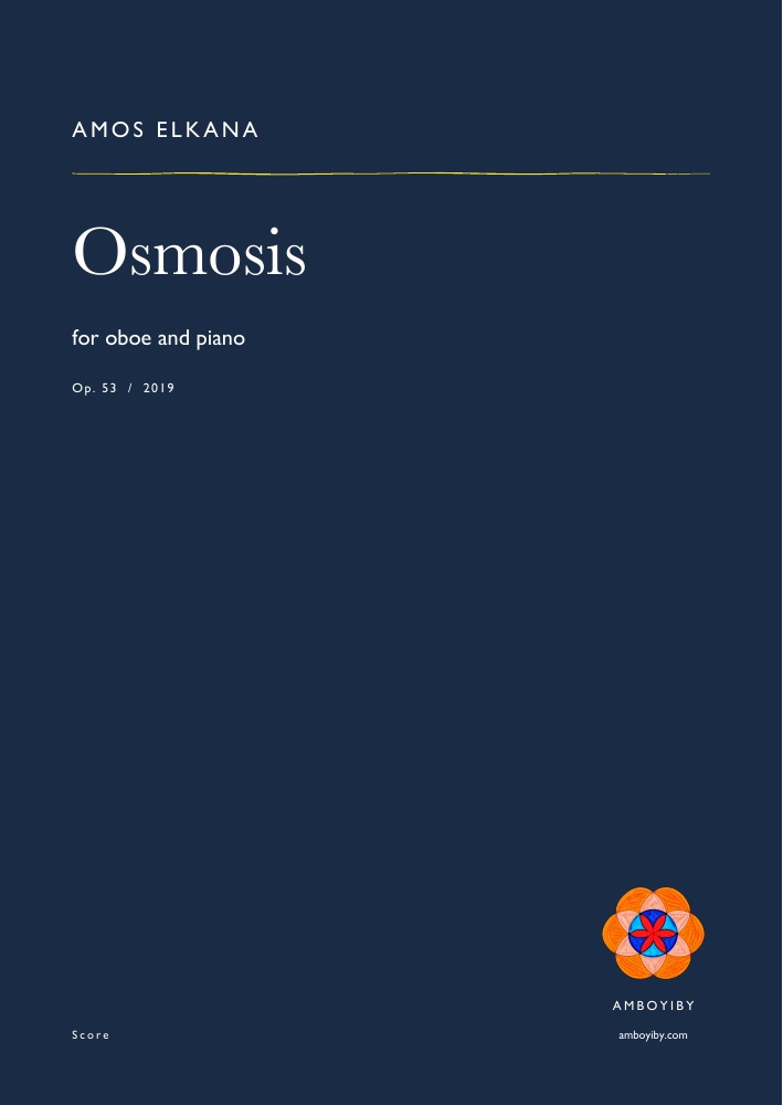 Cover of Osmosis, Op. 53