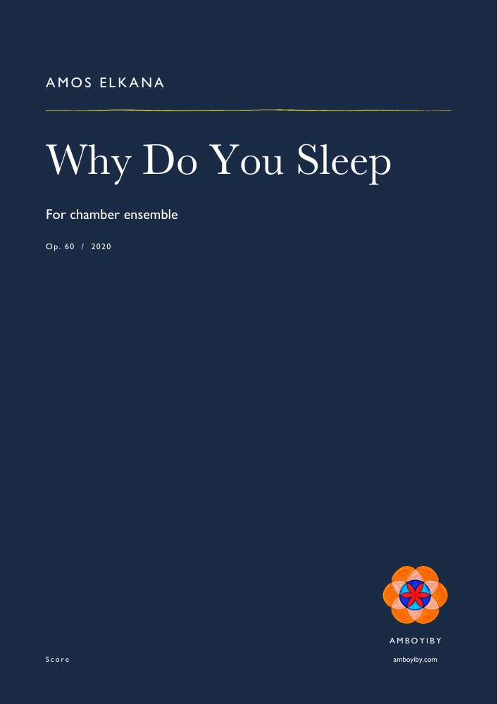 Cover of Why Do You Sleep, Op. 60