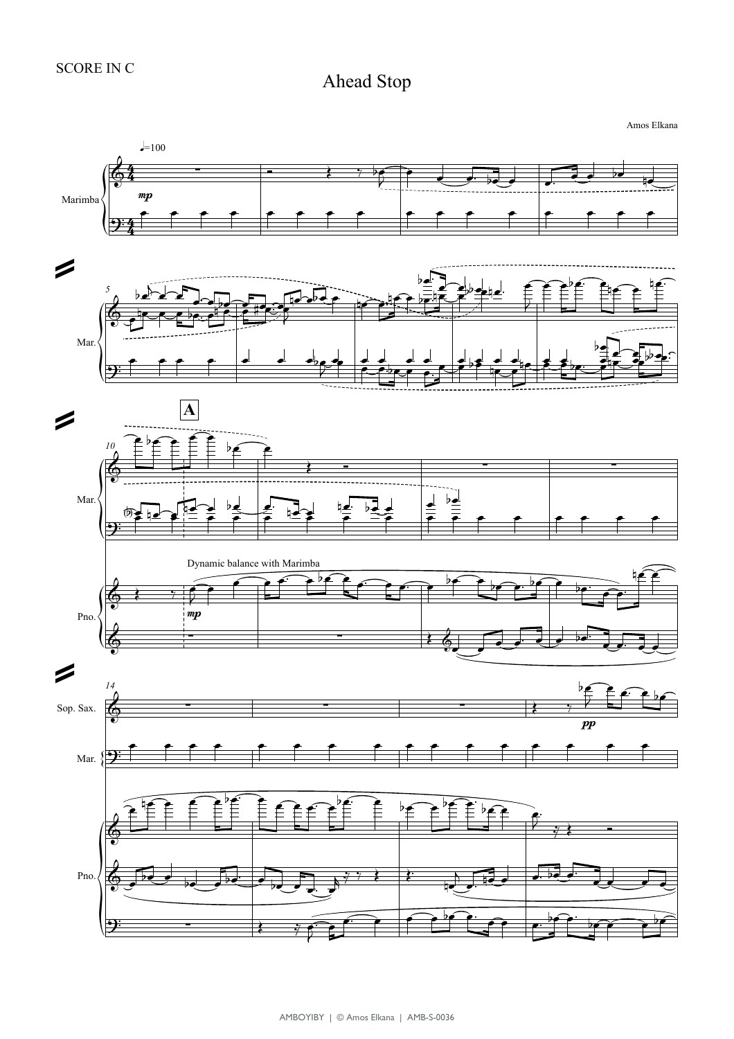 Sample page from Ahead Stop